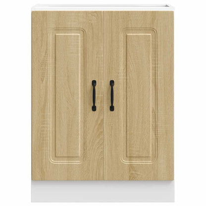 Spoelbakonderkast Kalmar 60x46x81,5cm bewerkt hout sonoma eiken