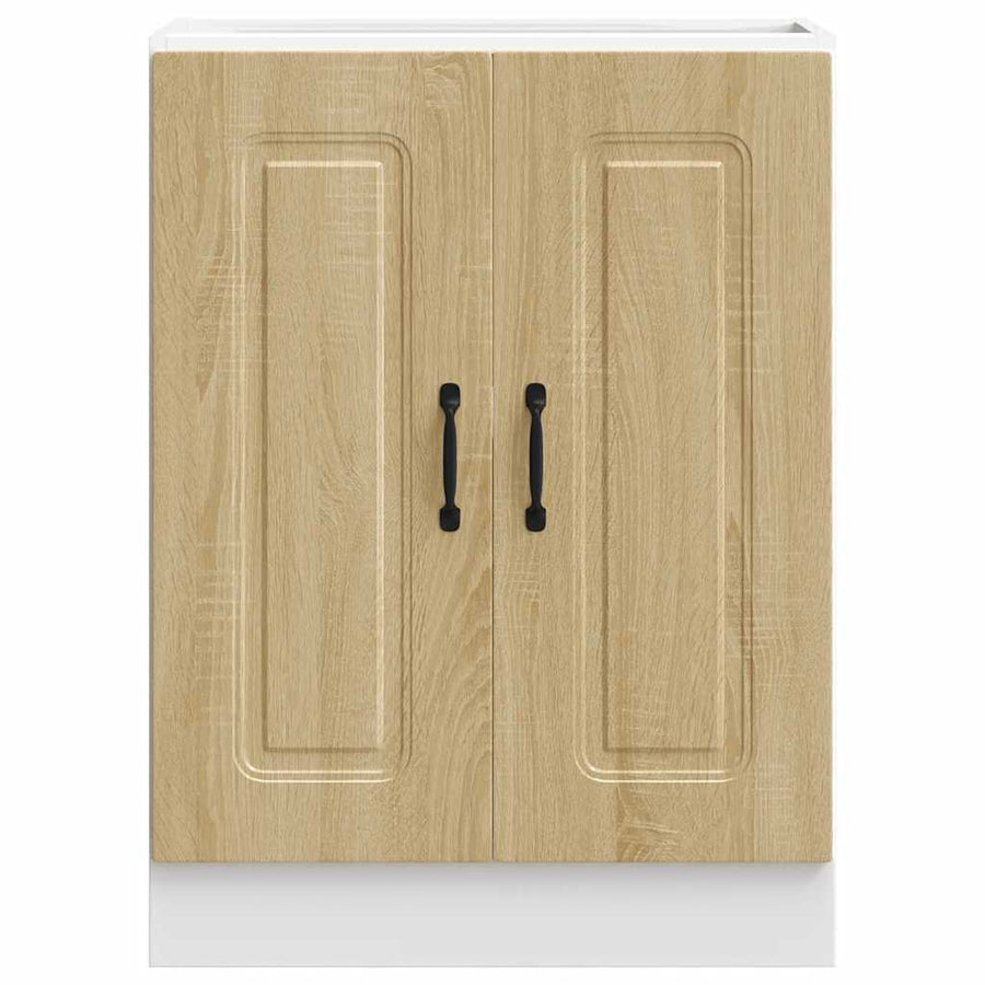 Spoelbakonderkast Kalmar 60x46x81,5cm bewerkt hout sonoma eiken