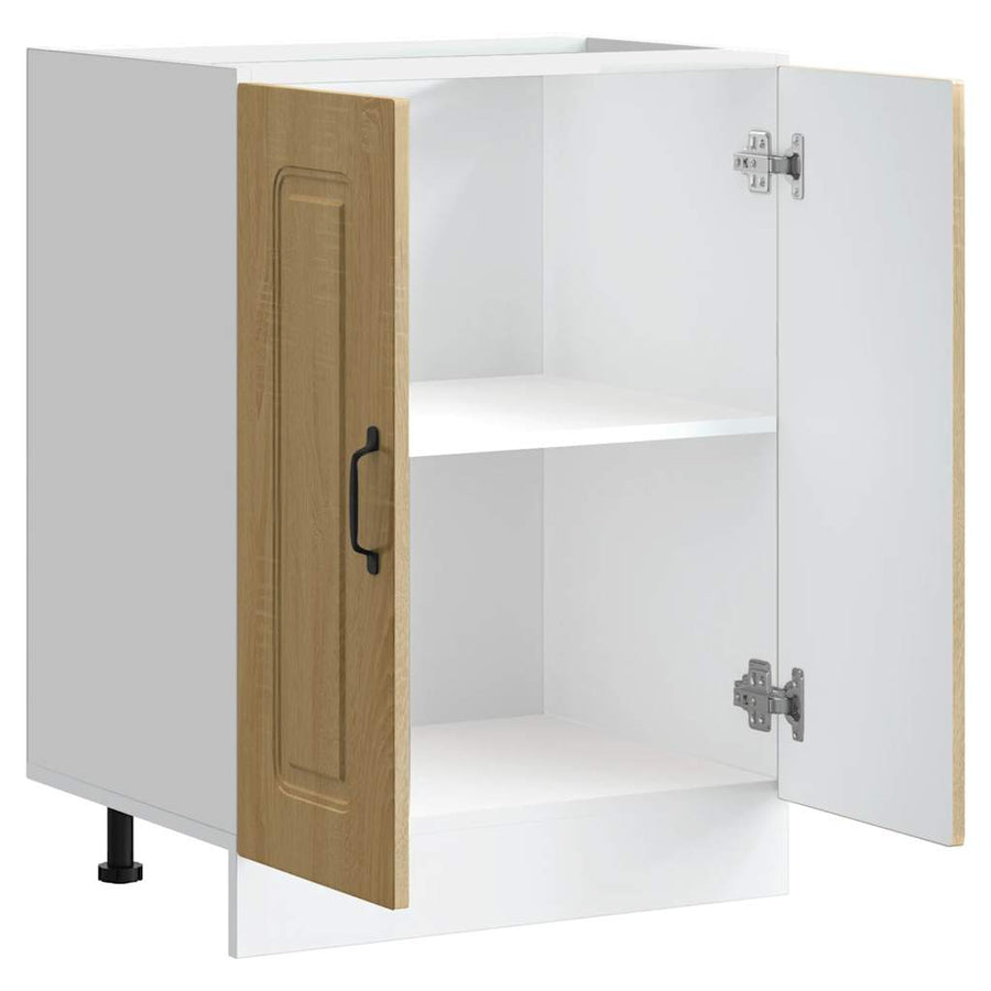 Spoelbakonderkast Kalmar 60x46x81,5cm bewerkt hout sonoma eiken