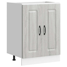 Spoelbakonderkast Kalmar 60x46x81,5cm bewerkt hout grijs sonoma