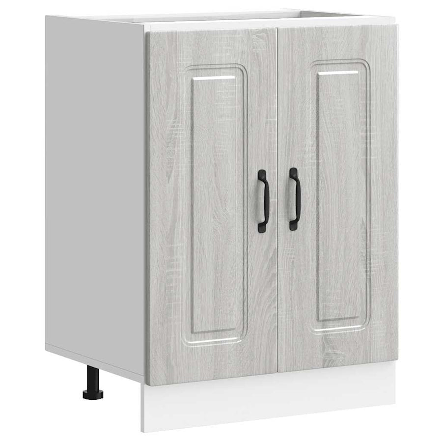 Spoelbakonderkast Kalmar 60x46x81,5cm bewerkt hout grijs sonoma