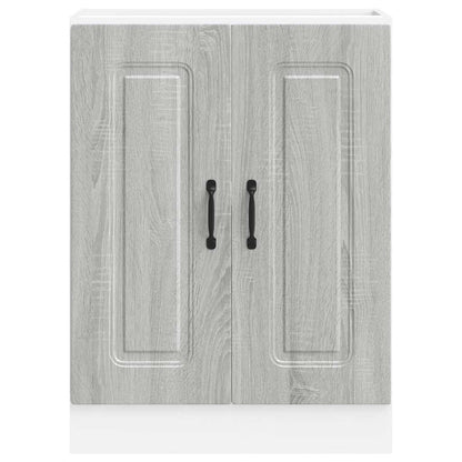 Spoelbakonderkast Kalmar 60x46x81,5cm bewerkt hout grijs sonoma