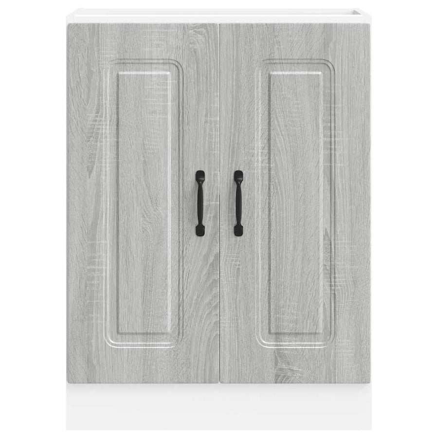 Spoelbakonderkast Kalmar 60x46x81,5cm bewerkt hout grijs sonoma