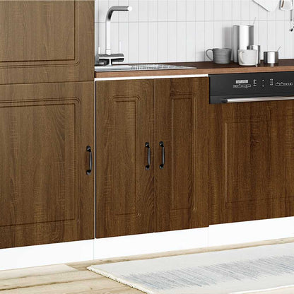 Spoelbakonderkast Kalmar 60x46x81,5 cm hout bruin eikenkleurig