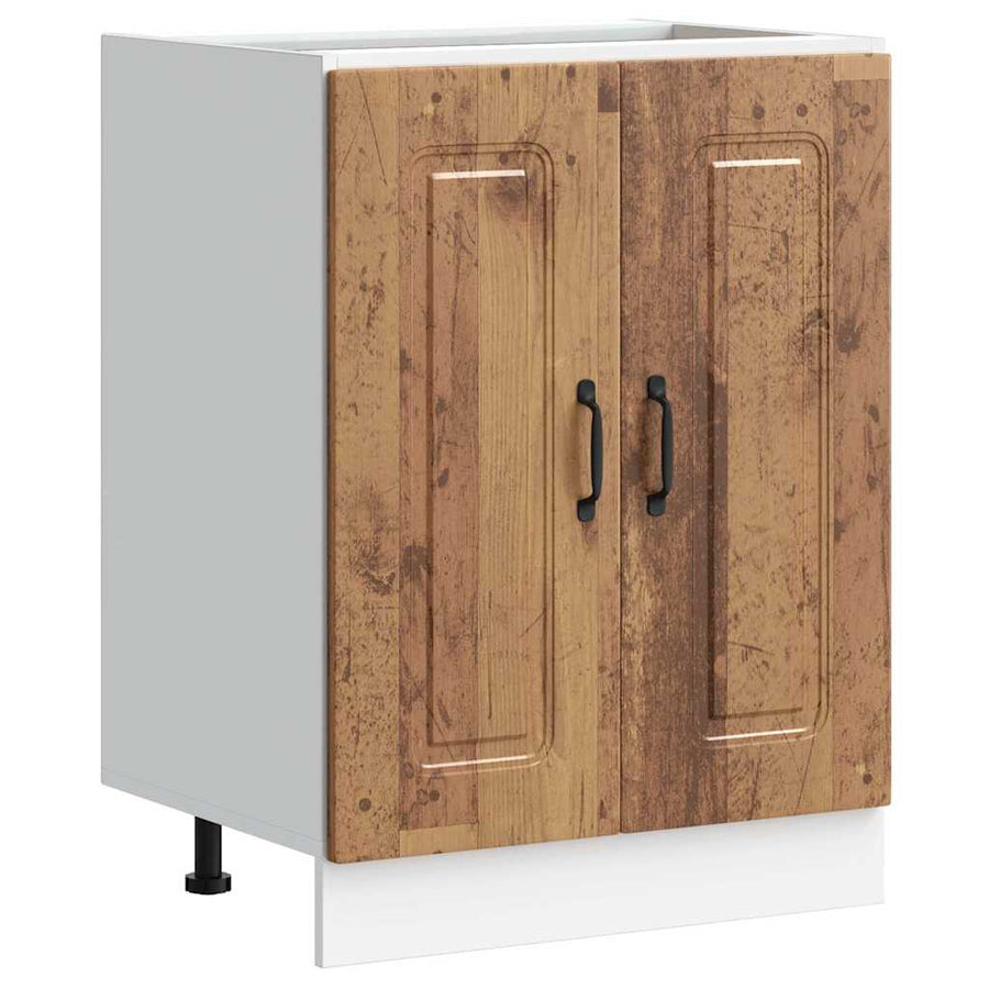 Spoelbakonderkast Kalmar 60x46x81,5 cm bewerkt hout oud hout