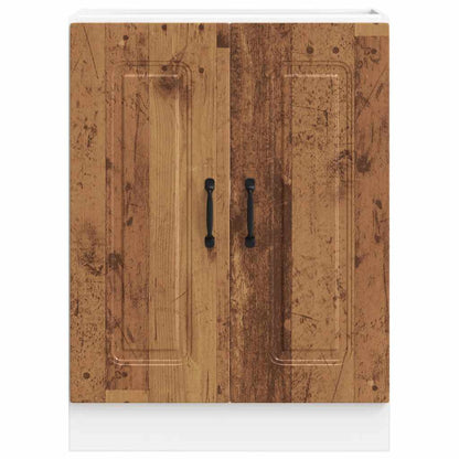 Spoelbakonderkast Kalmar 60x46x81,5 cm bewerkt hout oud hout