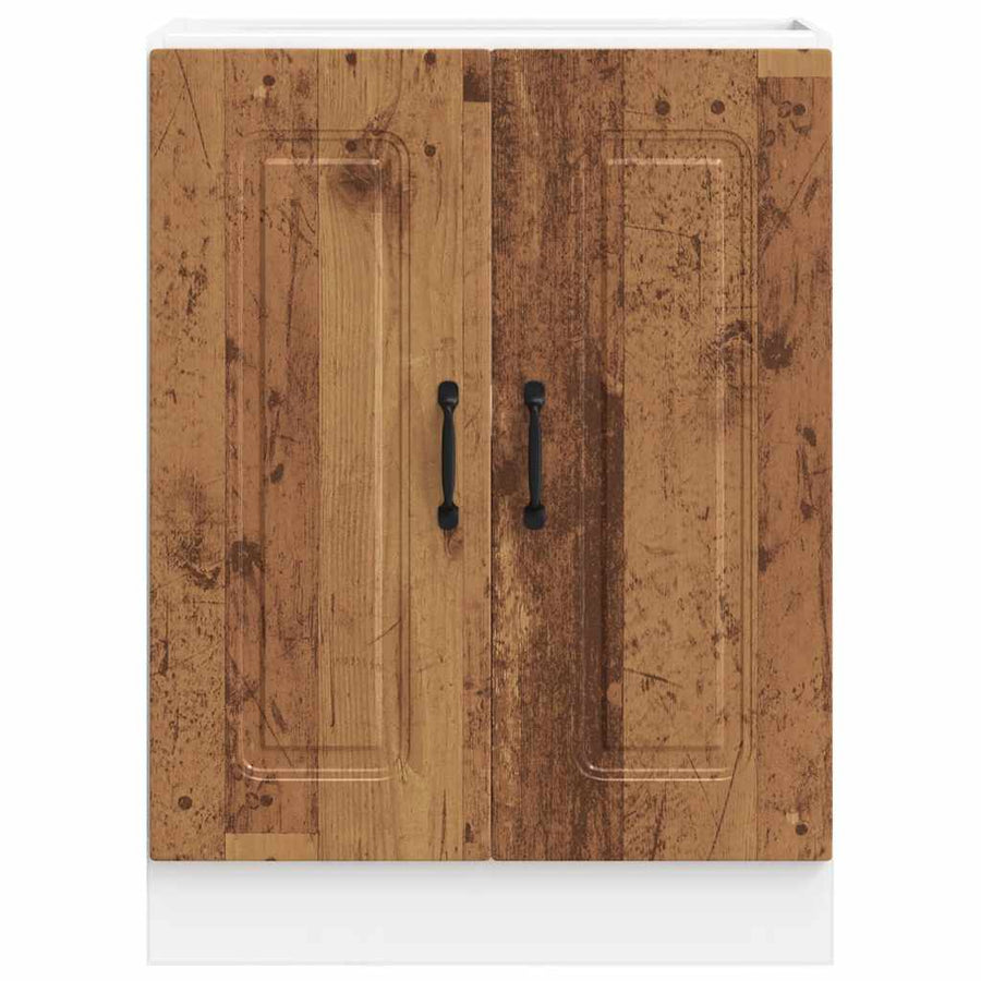 Spoelbakonderkast Kalmar 60x46x81,5 cm bewerkt hout oud hout