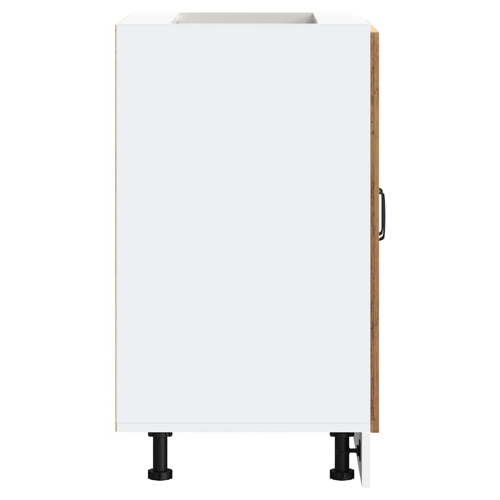 Spoelbakonderkast Kalmar 60x46x81,5 cm bewerkt hout oud hout