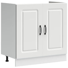 Spoelbakonderkast Kalmar 80x46x81,5 cm bewerkt hout wit