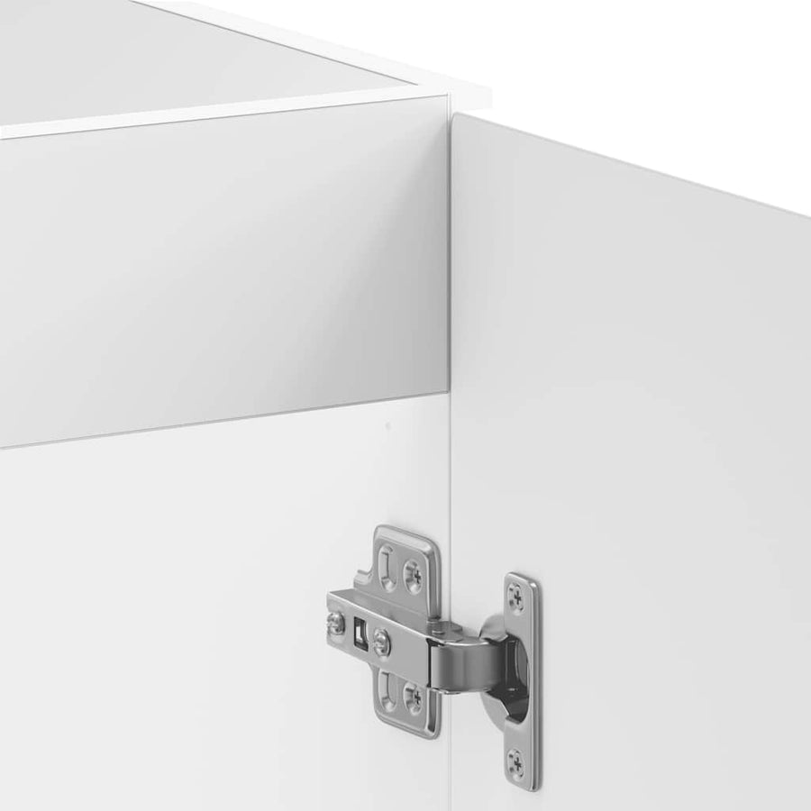 Spoelbakonderkast Kalmar 80x46x81,5 cm bewerkt hout wit