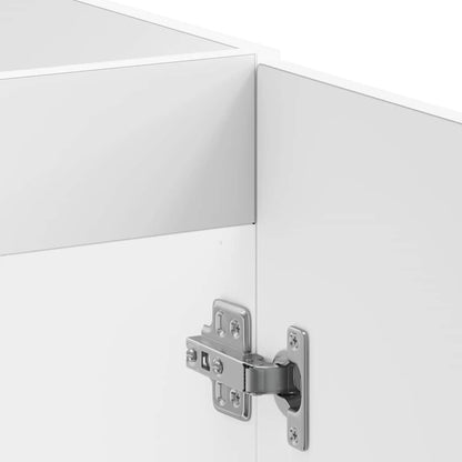 Spoelbakonderkast Kalmar 80x46x81,5cm bewerkt hout hoogglanswit