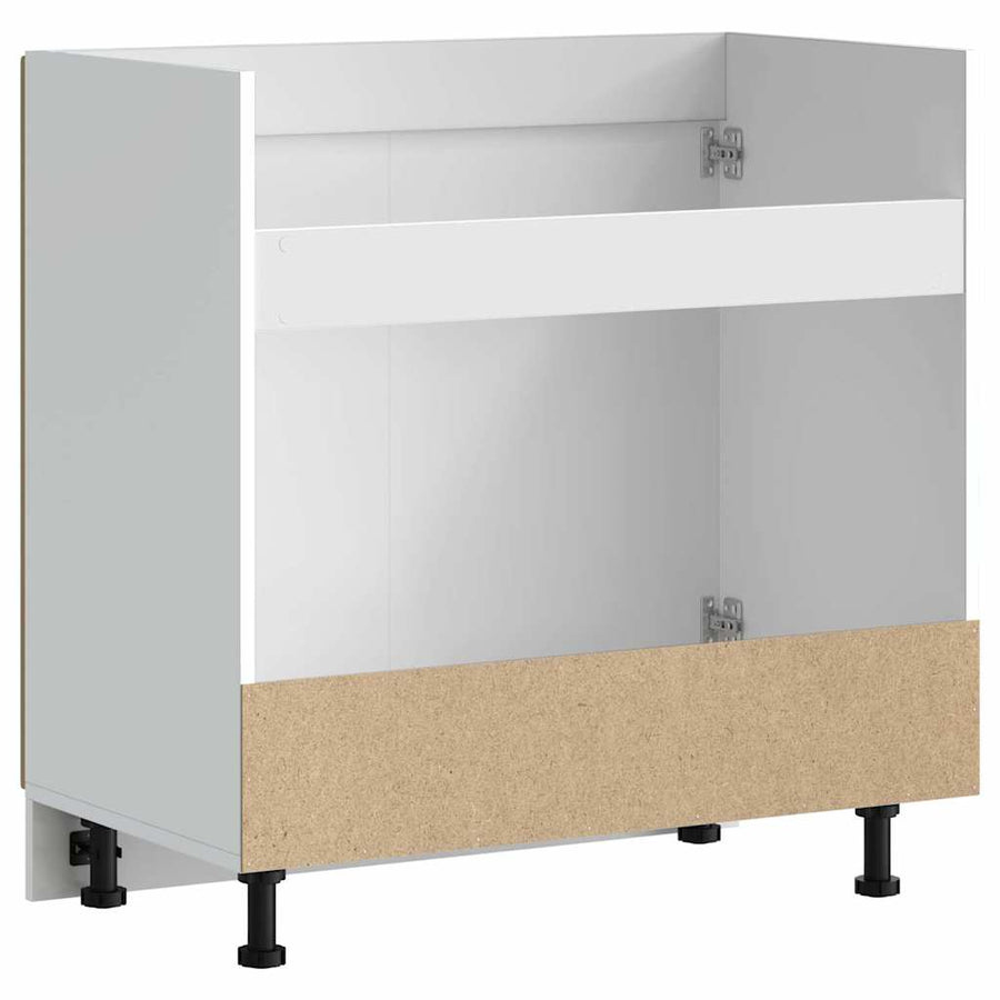 Spoelbakonderkast Kalmar 80x46x81,5cm bewerkt hout sonoma eiken