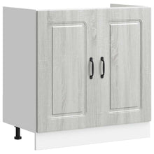 Spoelbakonderkast Kalmar 80x46x81,5cm bewerkt hout grijs sonoma