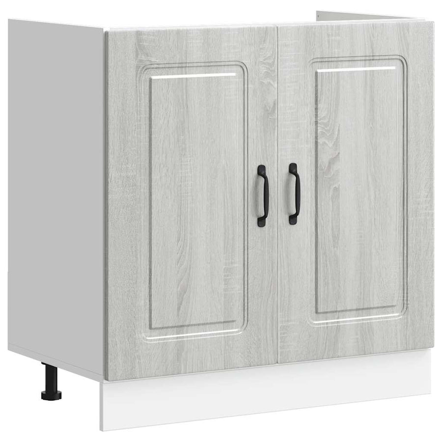 Spoelbakonderkast Kalmar 80x46x81,5cm bewerkt hout grijs sonoma