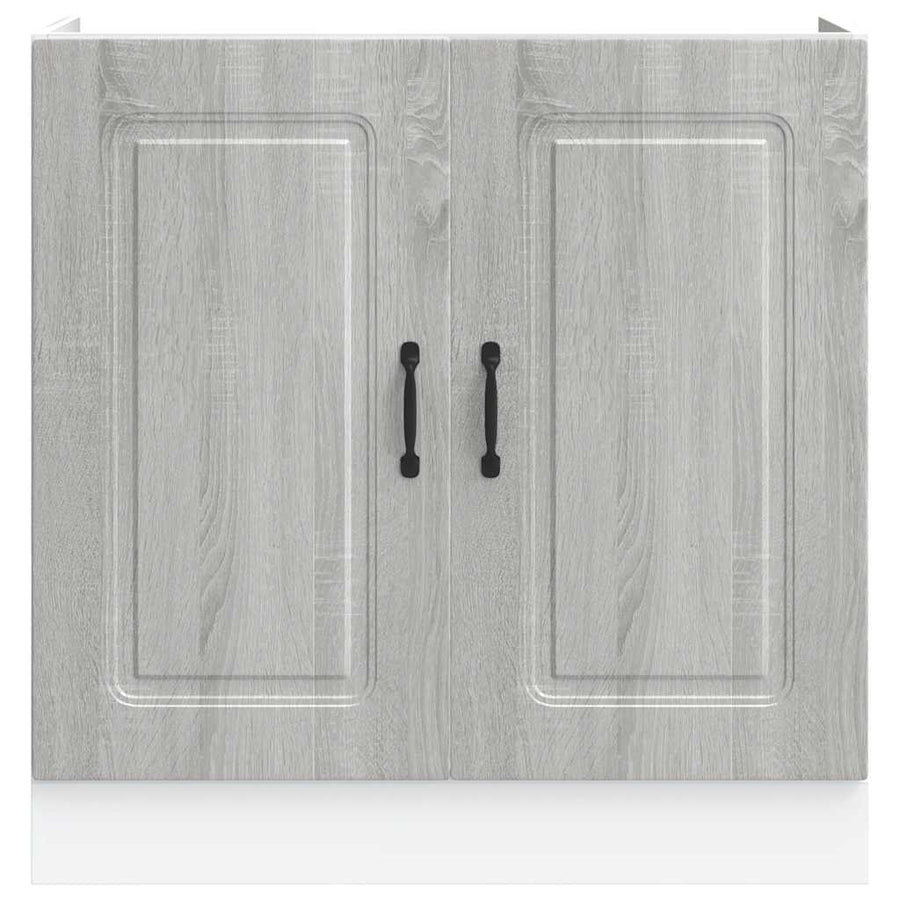 Spoelbakonderkast Kalmar 80x46x81,5cm bewerkt hout grijs sonoma