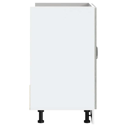 Spoelbakonderkast Kalmar 80x46x81,5cm bewerkt hout grijs sonoma
