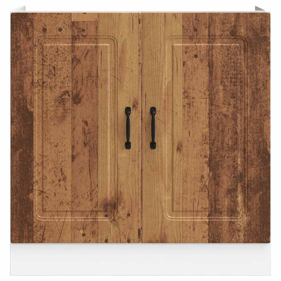 Spoelbakonderkast Kalmar 80x46x81,5 cm bewerkt hout oud hout