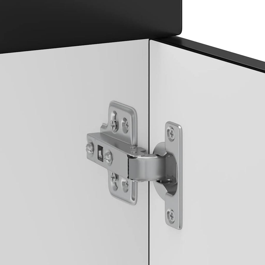 Keuken onderkast Kalmar bewerkt hout zwart
