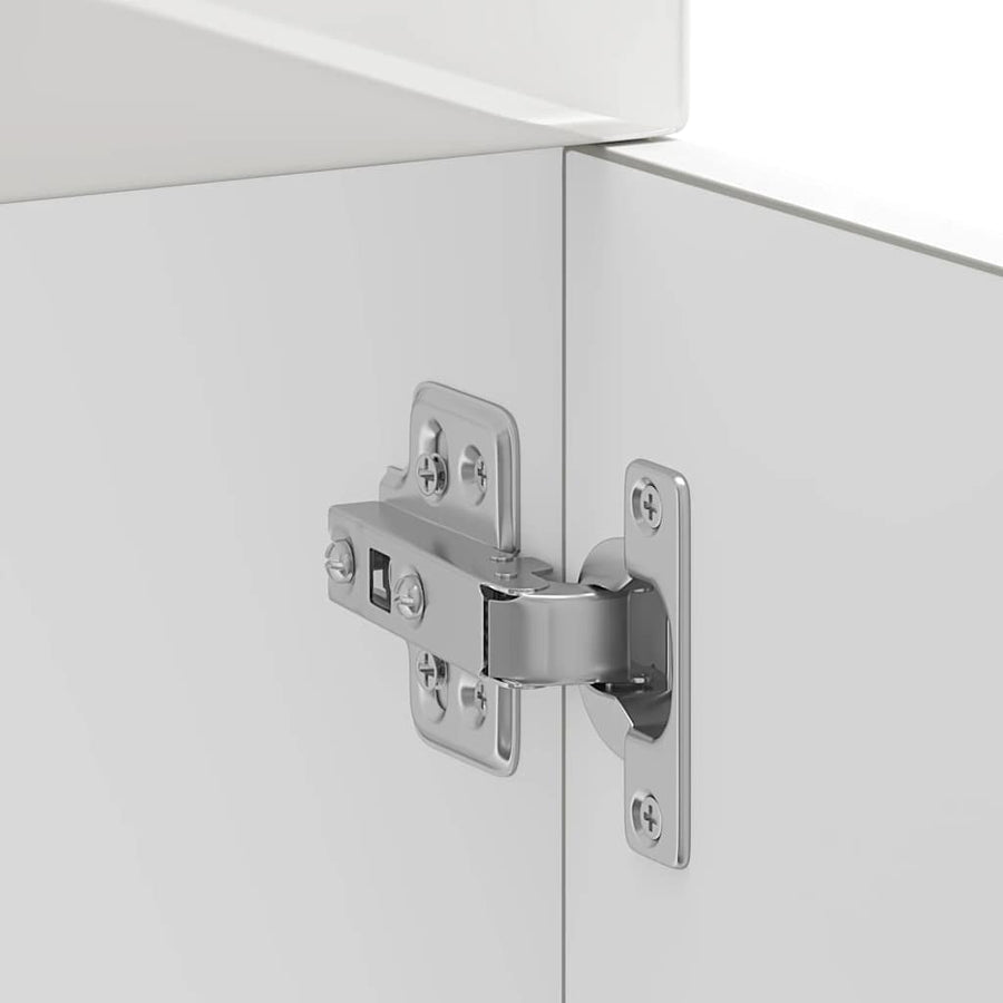 Keuken onderkast Kalmar bewerkt hout hoogglans wit