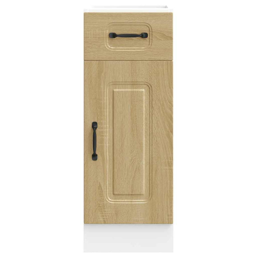 Keuken onderkast Kalmar bewerkt hout sonoma eikenkleurig