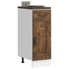 Onderkast Kalmar 30x46x81.5 cm bewerkt hout gerookt eiken