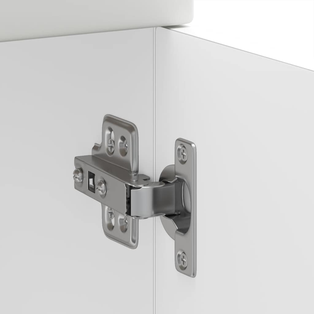 Keuken onderkast Kalmar bewerkt hout wit