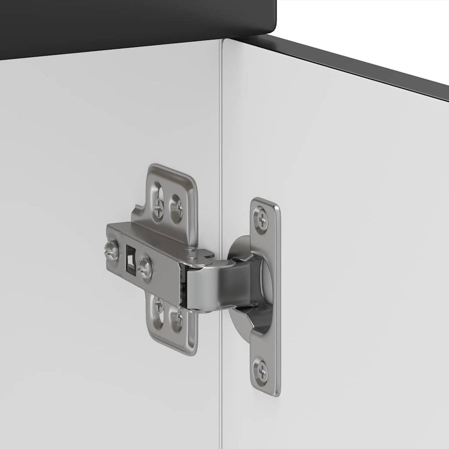 Keuken onderkast Kalmar bewerkt hout zwart
