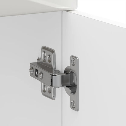 Keuken onderkast Kalmar bewerkt hout hoogglans wit