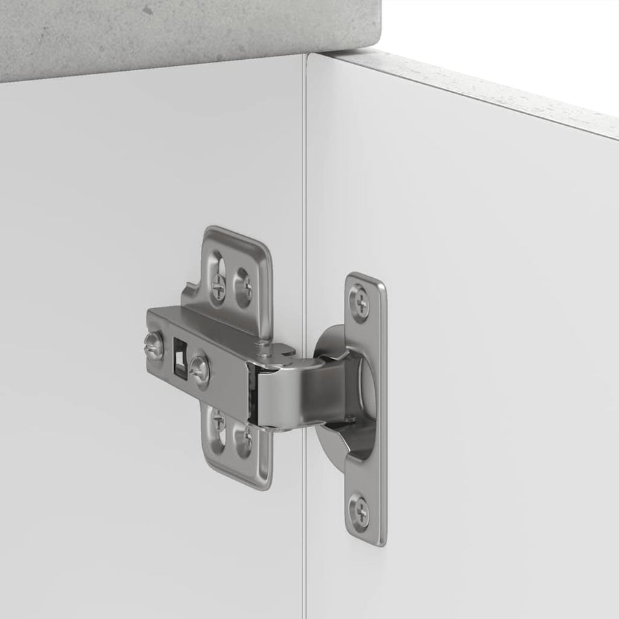 Keuken onderkast Kalmar bewerkt hout betongrijs