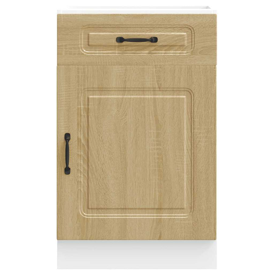 Keuken onderkast Kalmar bewerkt hout sonoma eikenkleurig