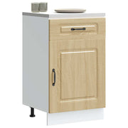 Keukenonderkast Kalmar 50x46x81,5 cm bewerkt hout sonoma eiken