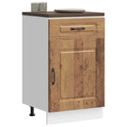 Base cabinet Kalmar treated wood antique wood-colored