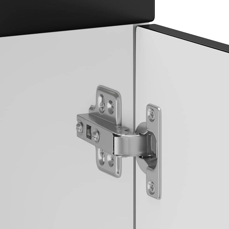 Keuken onderkast Kalmar bewerkt hout zwart