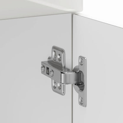 Keuken onderkast Kalmar bewerkt hout hoogglans wit