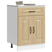 Base cabinet Kalmar treated wood Sonoma oak effect