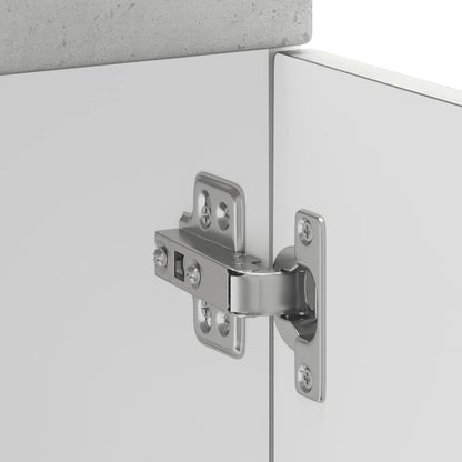 Keuken onderkast Kalmar bewerkt hout betongrijs