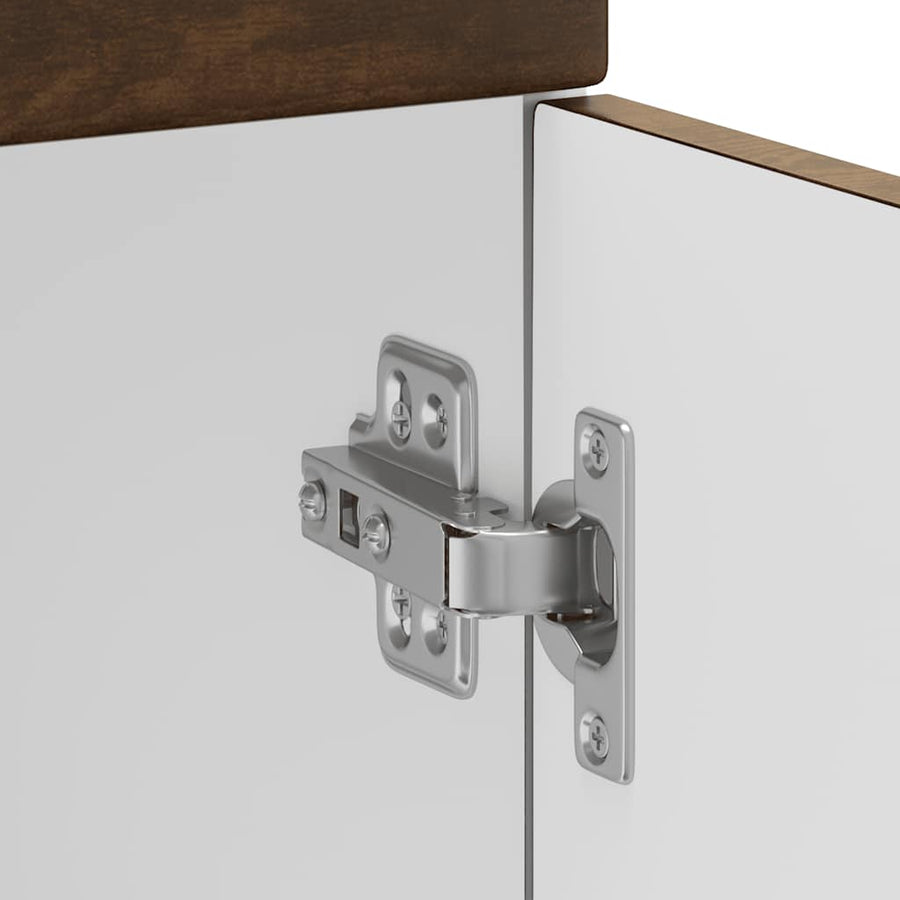 Keuken onderkast Kalmar bewerkt hout gerookt eikenkleurig
