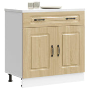 Keuken onderkast Kalmar 80x46x81.5 cm bewerkt hout sonoma eiken