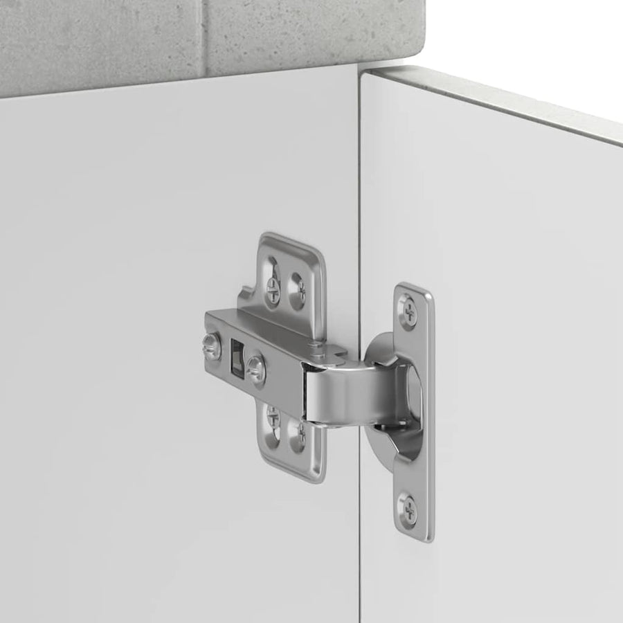 Keuken onderkast Kalmar bewerkt hout betongrijs