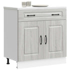 Base cabinet Kalmar processed wood grey Sonoma oak