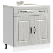 Onderkast 80x46x81,5 cm bewerkt hout grijs sonoma eiken