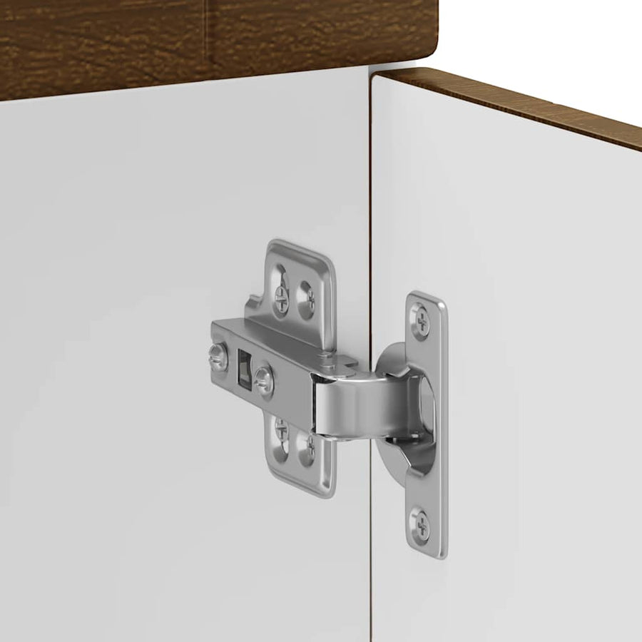 Keuken onderkast Kalmar bewerkt hout bruin eikenkleur