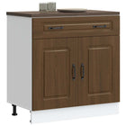 Base Cabinet Kalmar treated wood brown oak color