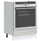 Ovenkast 60x46x81.5 cm bewerkt hout betongrijs