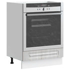 Ovenkast 60x46x81,5 cm bewerkt hout grijs sonoma eiken
