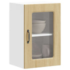 Keukenbovenkast 40x31x60 cm bewerkt hout sonoma eiken