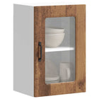 Keukenbovenkast Kalmar bewerkt hout 40x31x60 cm oud houtkleurig