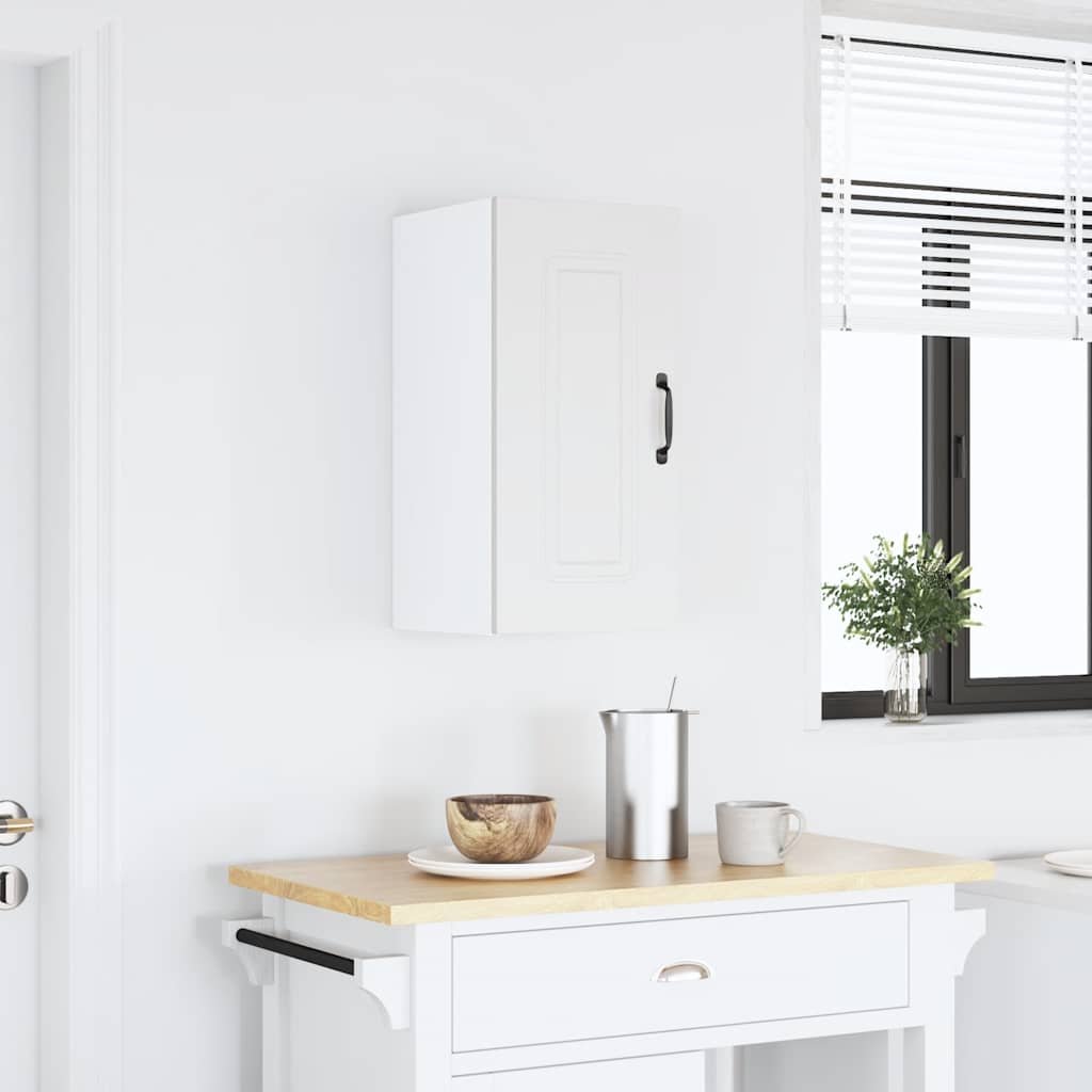 Keukenwandkast Kalmar bewerkt hout wit