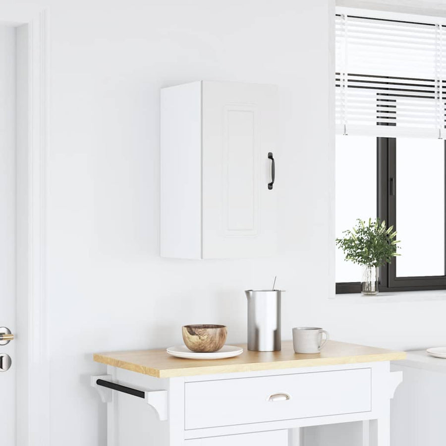Keukenwandkast Kalmar bewerkt hout wit