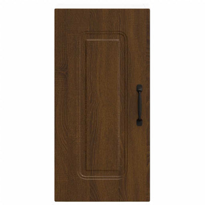 Keukenwandkast Kalmar bewerkt hout bruin eikenkleur